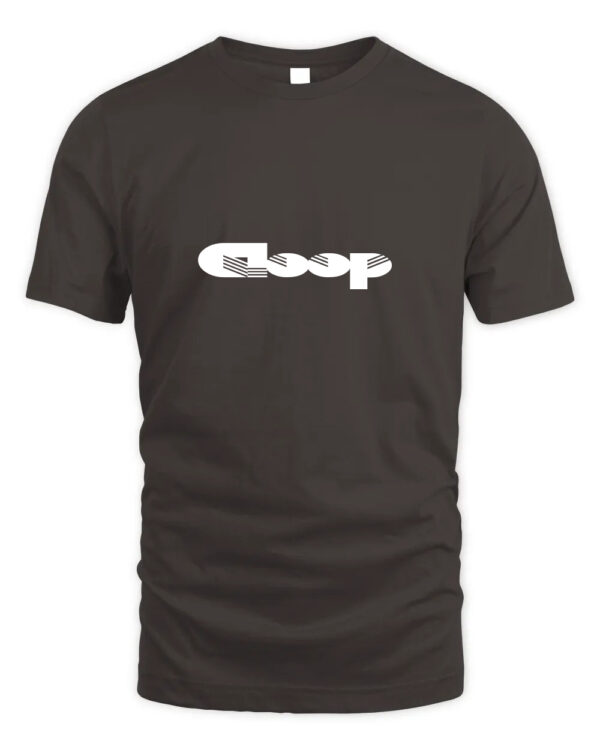 Cloop Limited Edition Tee in Navy with Repetitive Chest Logo