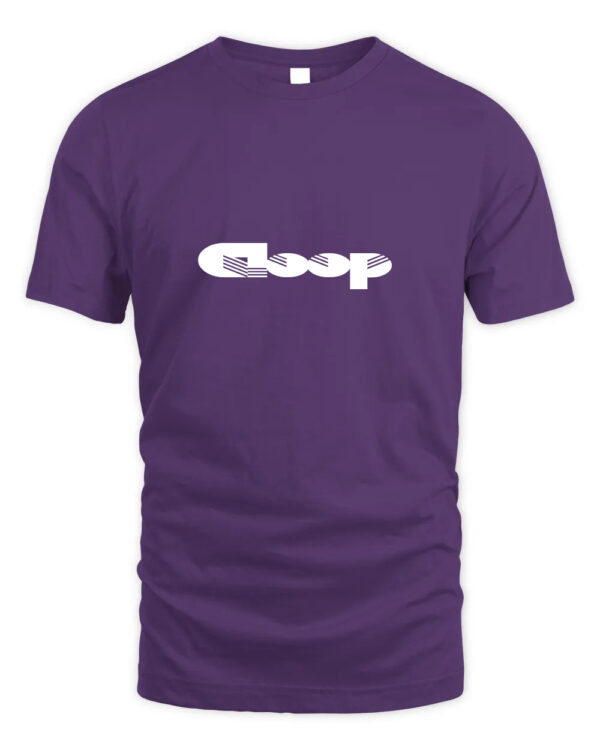 Deep Navy T-Shirt with Vertical Cloop Branding on Chest